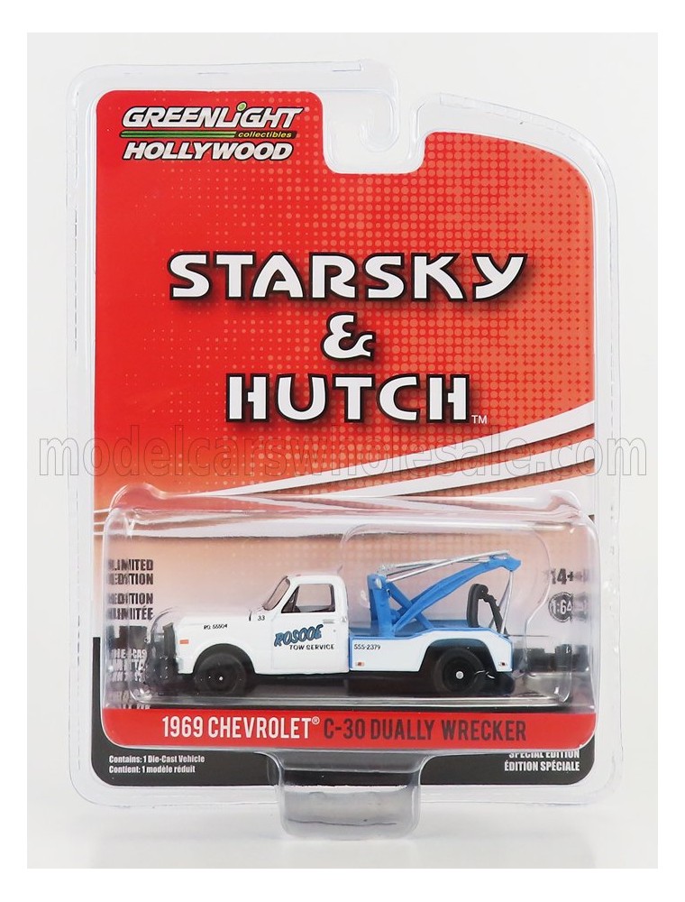 CHEVROLET - C-30 TRUCK CARRO ATTREZZI - WRECKER ROAD SERVICE 1969 - STARSKY & HUTCH - WHITE