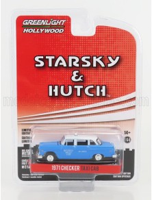 CHECKER - TAXI CAB 1971 - STARSKY & HUTCH - LIGHT BLUE WHITE