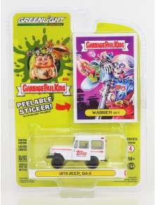 JEEP - DJ-5 TOPPS DELIVERY SERVICE 1975 - WHITE RED