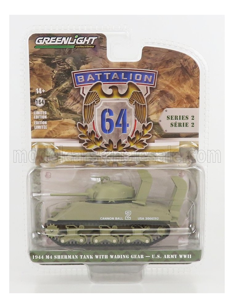 TANK - M4 SHERMAN USA ARMY WORLD WAR II 1944 - MILITARY SAND