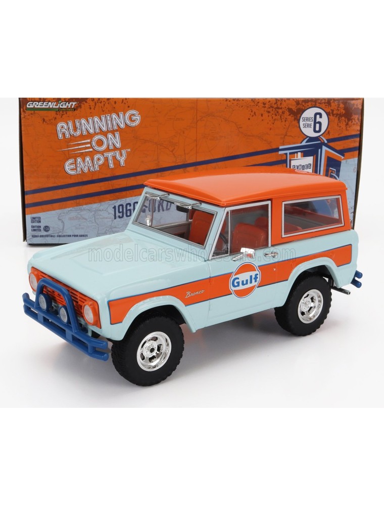 FORD USA - BRONCO OPEN GULF 1966 - LIGHT BLUE ORANGE