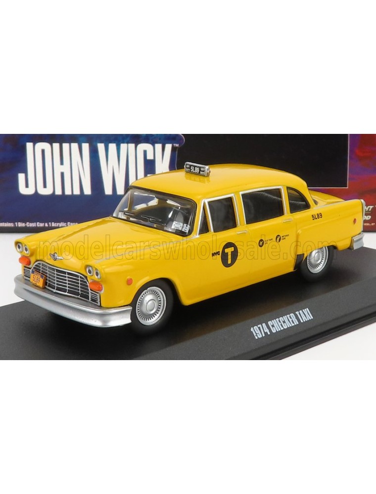 CHECKER - MARATHON TAXI 1974 - JOHN WICK III PARABELLUM MOVIE - YELLOW