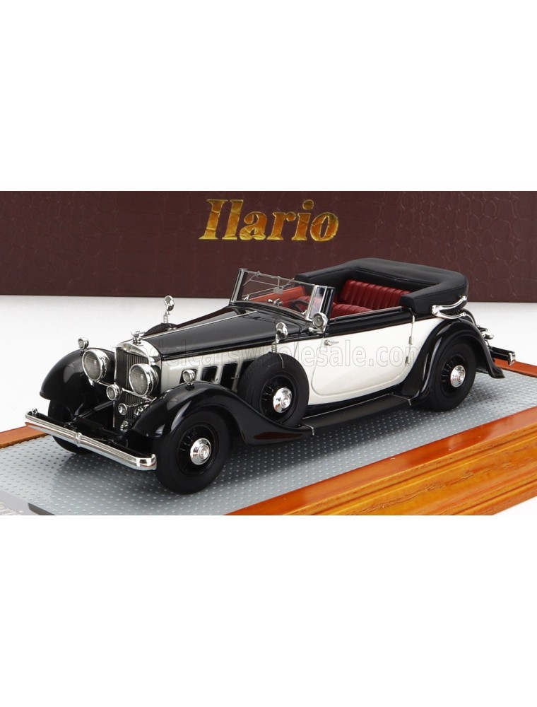 HORCH - 780 SPORT CABRIOLET OPEN 1933 - WHITE BLACK