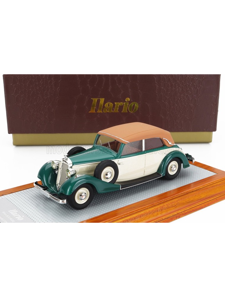 HORCH - 830 BL CABRIOLET CLOSED 1936 - GREEN BEIGE BROWN