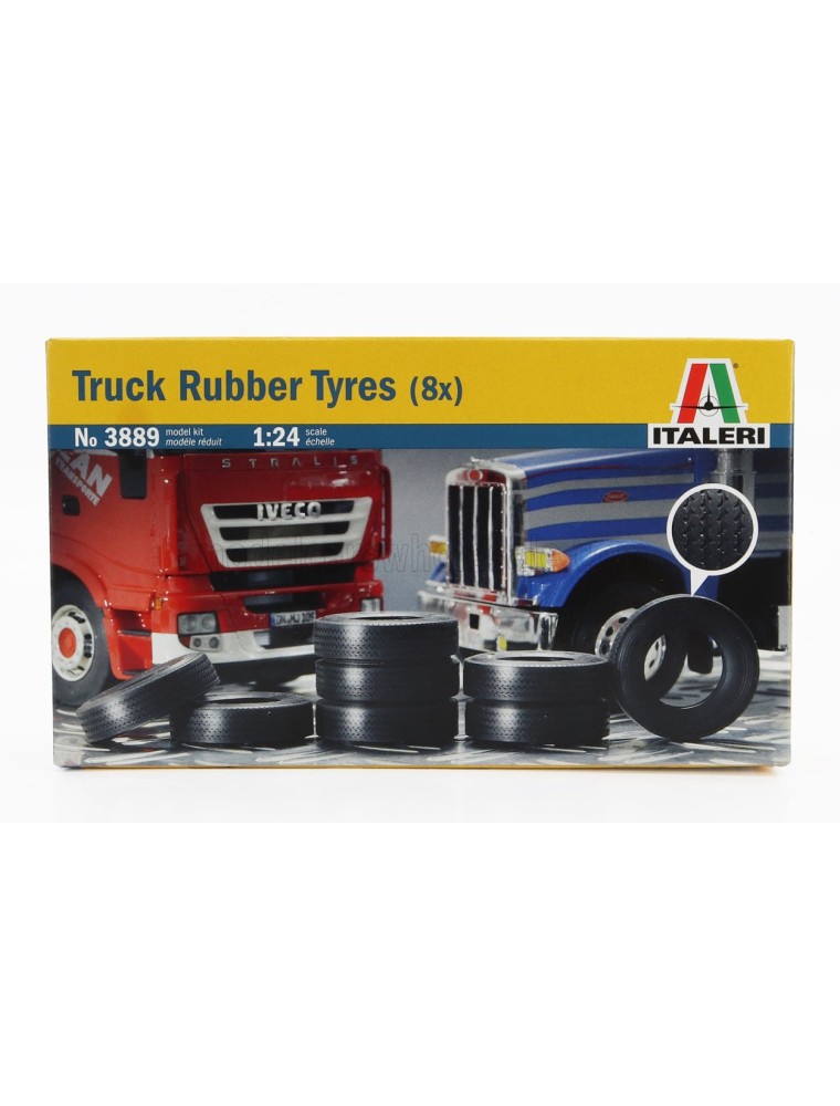 ACCESSORIES - SET 8X RUBBER TIRES FOR TRUCK - /