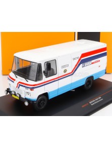 MERCEDES BENZ - 508D VAN SKODA RALLY ASSISTANCE 1984 - WHITE LIGHT BLUE