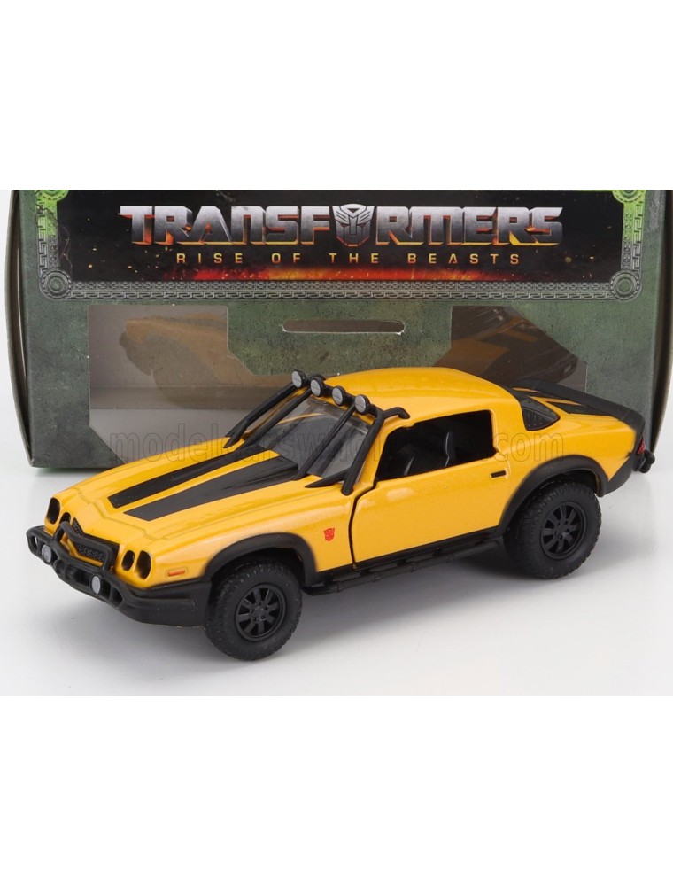 CHEVROLET - CAMARO COUPE 1977 - BUMBLEBEE TRANSFORMERS V L'ULTIMO CAVALIERE - YELLOW BLACK