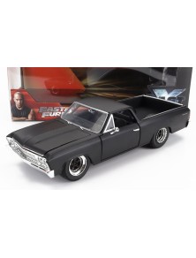 CHEVROLET - EL CAMINO PICK-UP (FF10) CUSTOM 1967 - FAST & FURIOUS - BLACK