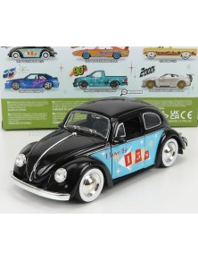 VOLKSWAGEN - BEETLE MAGGIOLINO 1959 - I LOVE THE 50's - BLACK LIGHT BLUE