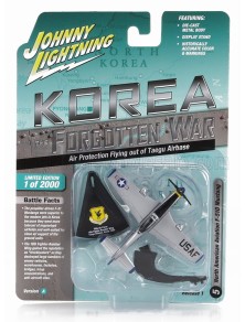 NORTH AMERICAN - F51D MUSTANG MILITARY AIRPLANE 1945 - SILVER BLACK