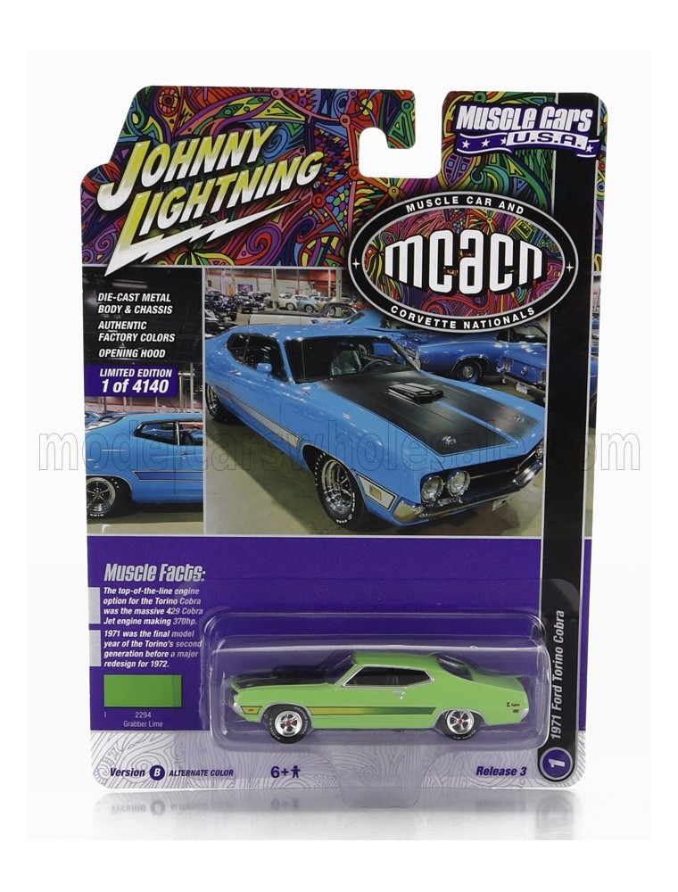 FORD USA - TORINO COBRA COUPE 1971 - GREEN