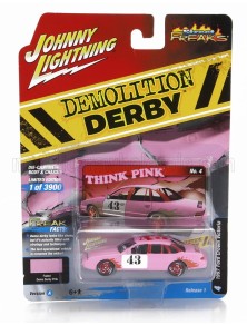 FORD USA - CROWN VICTORIA N 43 DEMILITION DERBY 1997 - PINK WHITE