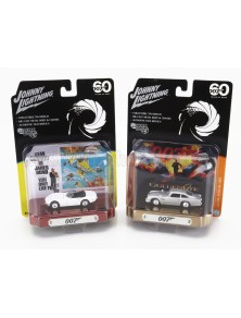 TOYOTA - SET 2X DB5 1965 - 007 JAMES BOND - GOLDENEYE + 2000GT SPIDER 1967 - 007 JAMES BOND - YOU ONLY LIVE TWICE - SI VIVE SOLO