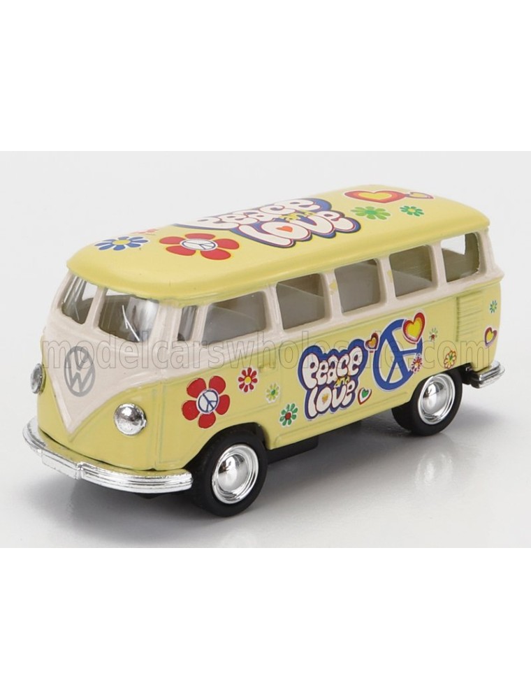 VOLKSWAGEN - T1 SAMBA MINIBUS FLOWER 1962 - WITHOUT BOX - YELLOW