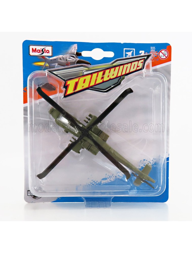 HUGHES - AH-64 APACHE HELICOPTER 1975 - MILITARY GREEN