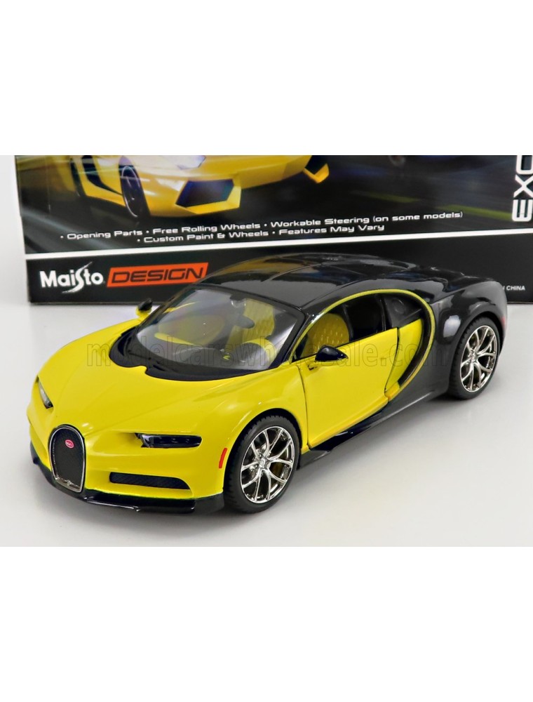 BUGATTI - CHIRON LE PATRON 2016 - YELLOW BLACK