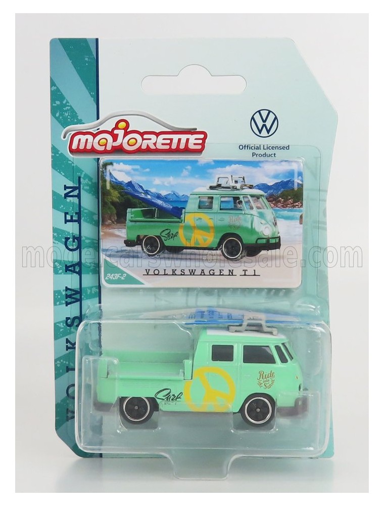 VOLKSWAGEN - T1 DOUBLE CABINE PICK-UP 1962 - LIGHT GREEN