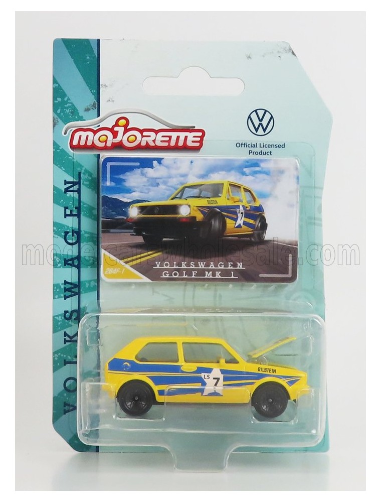 VOLKSWAGEN - GOLF MKI GTi N 7 RACING 1976 - YELLOW BLUE