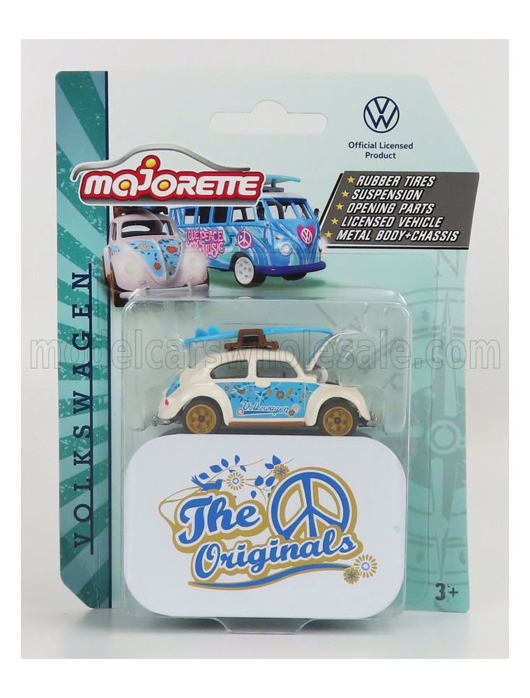 VOLKSWAGEN - BEETLE KAFER MAGGIOLINO 1959 - WHITE LIGHT BLUE