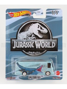 TRUCK - HW TOUR AUTOBUS - JURASSIC WORLD - LIGHT BLUE MET