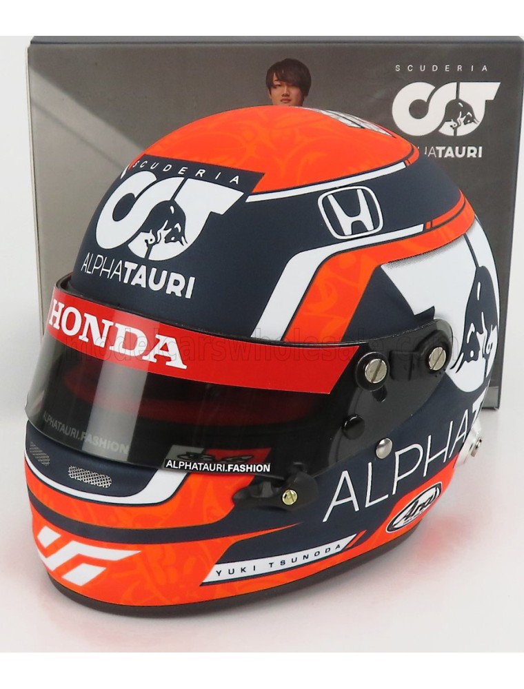 ARAI HELMET - F1  CASCO HELMET AT02 HONDA RA620H TEAM ALPHA TAURI N 22 SEASON 2021 YUKI TSUNODA - WHITE BLACK RED