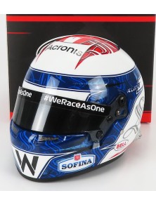 BELL HELMET - F1  CASCO HELMET WILLIAMS FW44 TEAM WILLIAMS RACING N 6 SEASON 2022 NICHOLAS LATIFI - WHITE BLUE RED