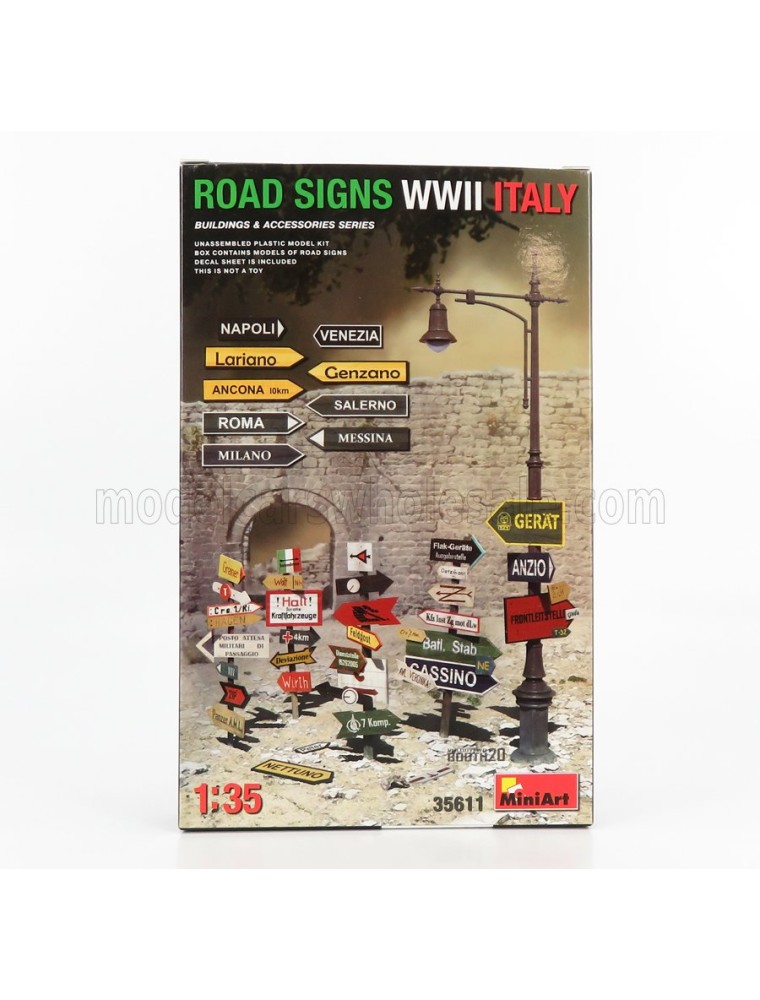 ACCESSORIES - CARTELLI SEGNALETICA STRADALE - ROAD SIGNS WWII ITALY - /