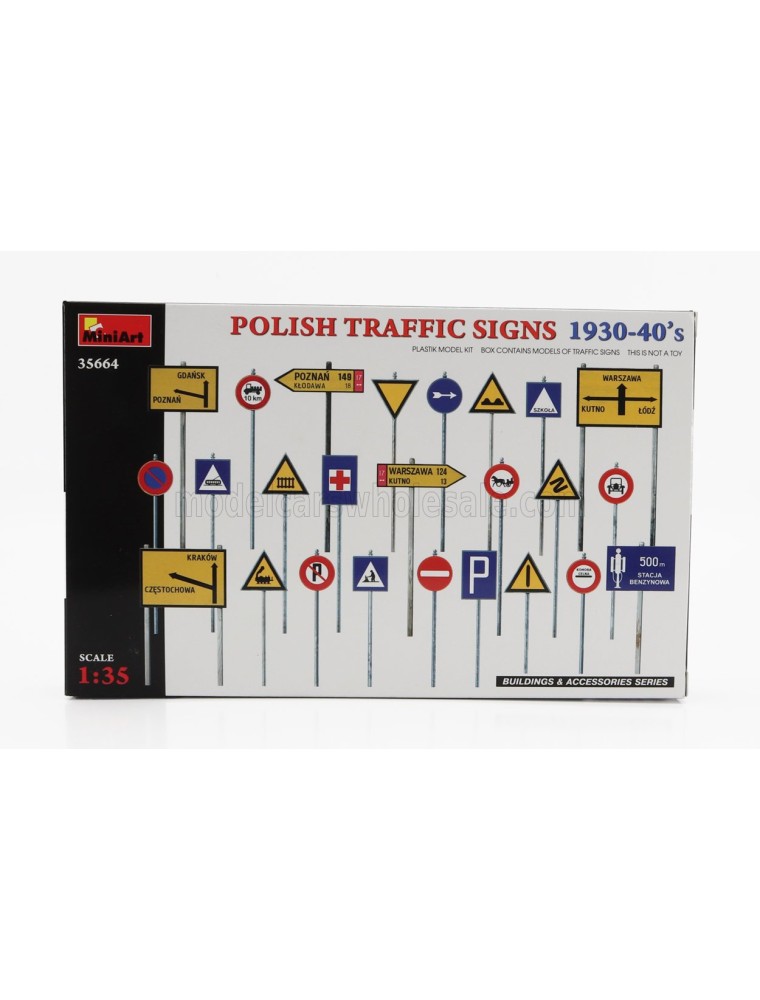 ACCESSORIES - SEGNALI STRADALI - POLISH TRAFFIC SIGNS 1930-1940 - /