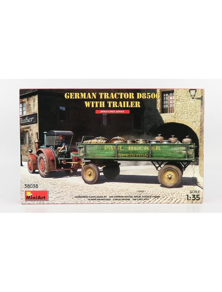 LANZ - BULLDOG D8506 TRACTOR WITH TRAILER 1942 - /