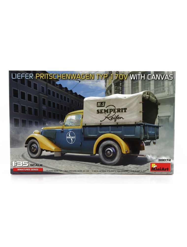 MERCEDES BENZ - TYPE 170V LIEFER PRITSCHENWAGEN SEMPERIT WITH CANVAS 1935 - /