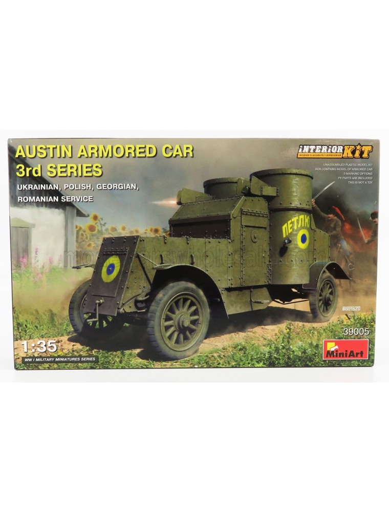 AUSTIN - ARMORED CAR 3-SERIES MILITARY 1914 - /