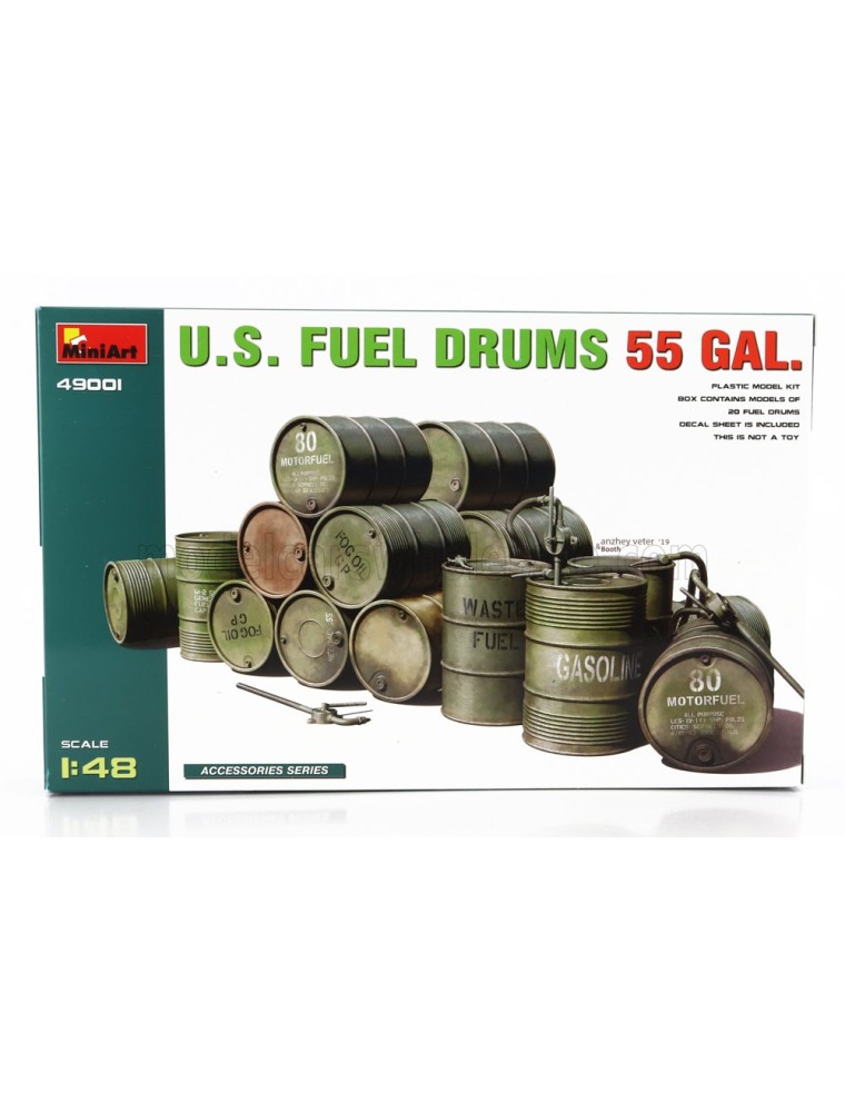 ACCESSORIES - USA GASOLINE FUEL DRUMS 55 GAL. - /