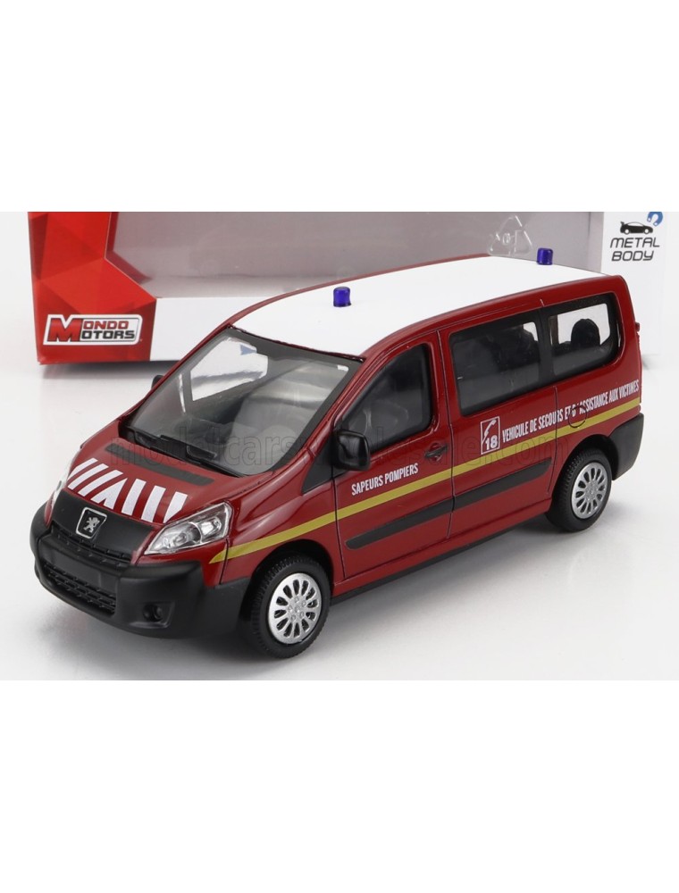 PEUGEOT - EXPERT MINIBUS SAPEURS POMPIERS 2007 - RED WHITE