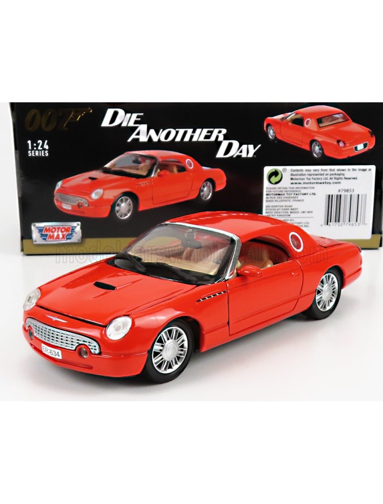 FORD USA - THUNDERBIRD 1999 - 007 JAMES BOND - DIE ANOTHER DAY - LA MORTE PUO' ATTENDERE - ORANGE