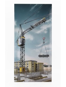 LIEBHERR - 81 K.1 GRU EDILE AUTOMONTANTE - FAST ERECTERING CRANE - YELLOW BLACK