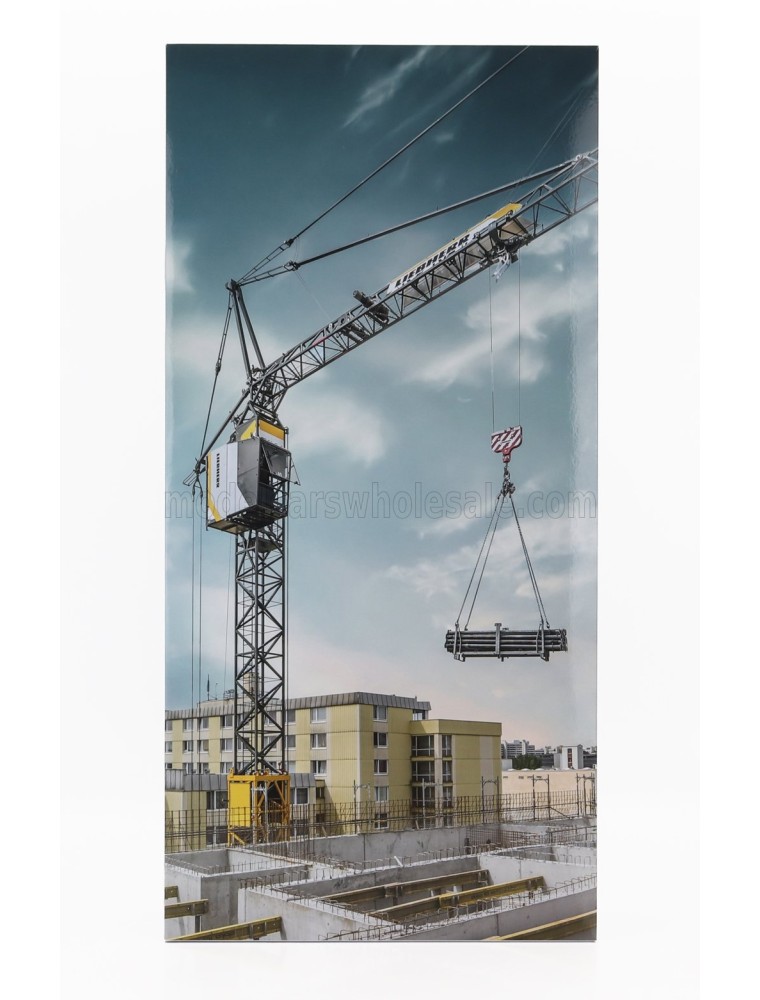 LIEBHERR - 81 K.1 GRU EDILE AUTOMONTANTE - FAST ERECTERING CRANE - YELLOW BLACK