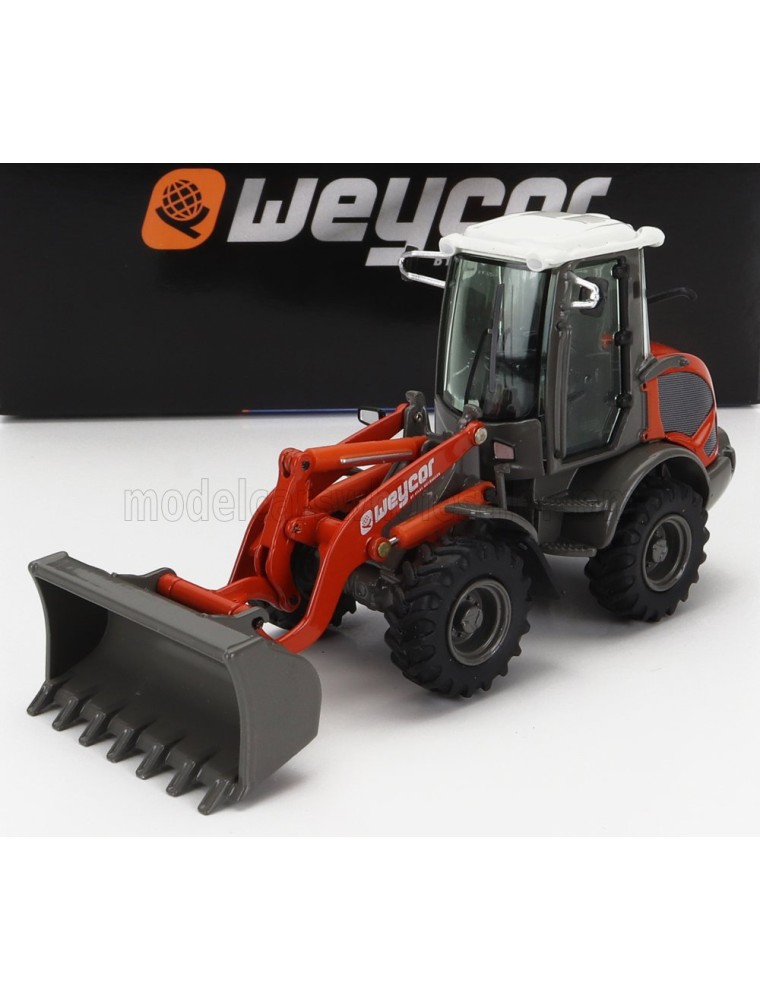 WEYCOR - AR420 RUSPA GOMMATA - SCRAPER TRACTOR WHEEL LOADER - ORANGE GREY