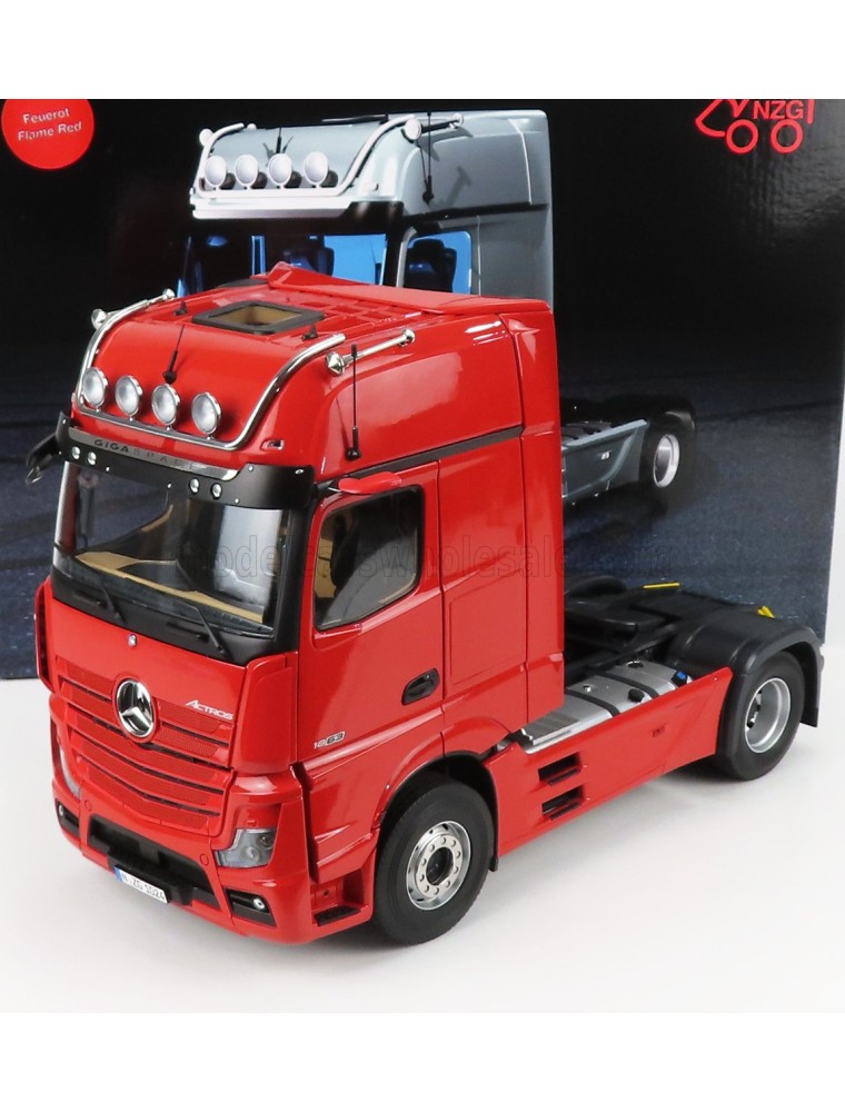 MERCEDES BENZ - ACTROS 2 1863 GIGASPACE 4x2 MIRRORCAM TRACTOR TRUCK 2-ASSI 2018 - RED