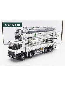 MERCEDES BENZ - AROCS 4542 TRUCK 4-ASSI 2018 - AUTOPOMPA PER CALCESTRUZZO SCHWING S 43 SX III - CEMENT PUMP - WHITE BLACK