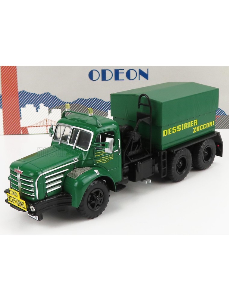 BERLIET - TBO15 M3 TRACTOR TRUCK 3-ASSI DESSIRIER TRANSPORTS 1960 - GREEN