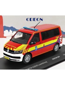 VOLKSWAGEN - T6 MINIBUS SAPEURS POMPIERS CGDIS LUXEMBOURG 2015 - RED YELLOW WHITE