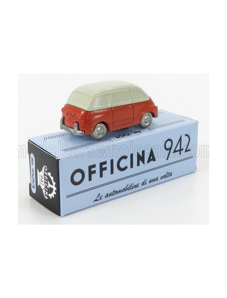 FIAT - 600 MULTIPLA 1956 - RED CREAM