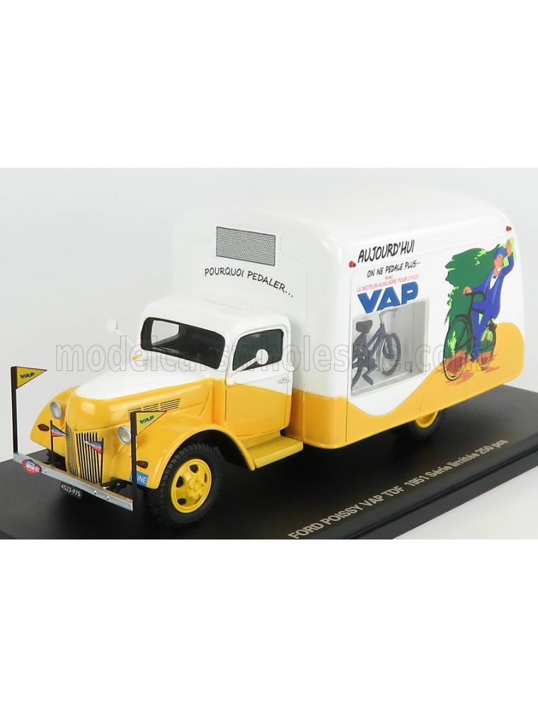 FORD USA - TRUCK VAN POISSY VAP TDF 1951 - YELLOW WHITE