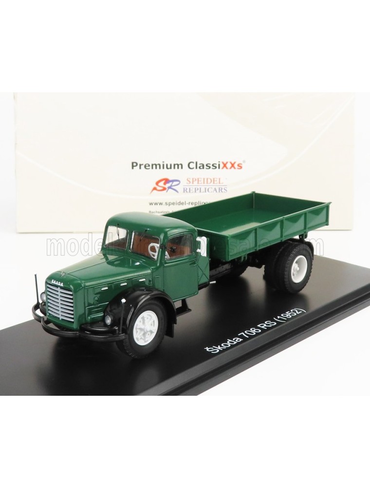 SKODA - 706R TRUCK 2-ASSI 1952 - GREEN