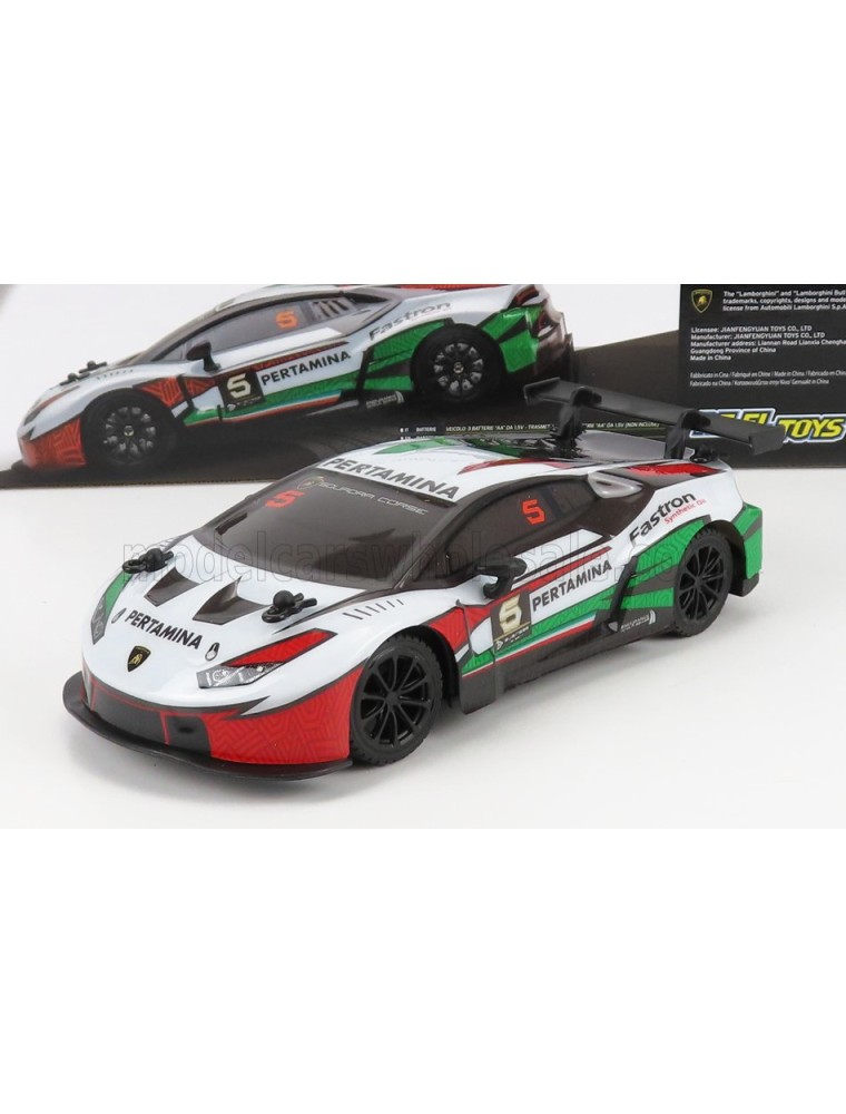 LAMBORGHINI - HURACAN GT3 N 5 RACING 2019 - WHITE GREEN RED