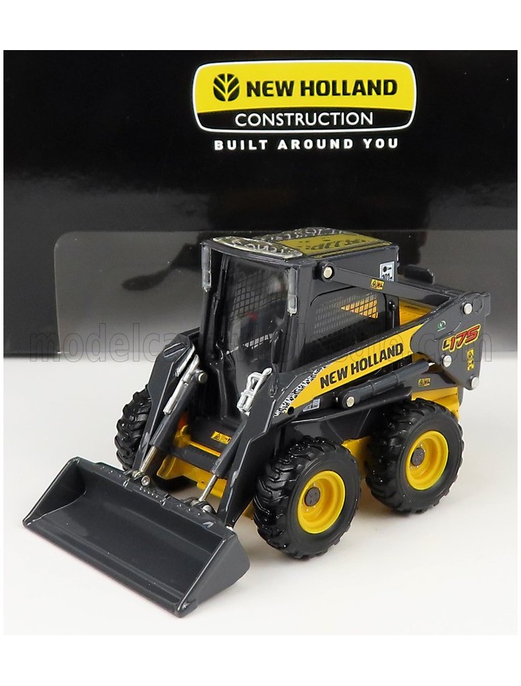 NEW HOLLAND - L175 RUSPA GOMMATA - TRACTOR SCRAPER - YELLOW GREY