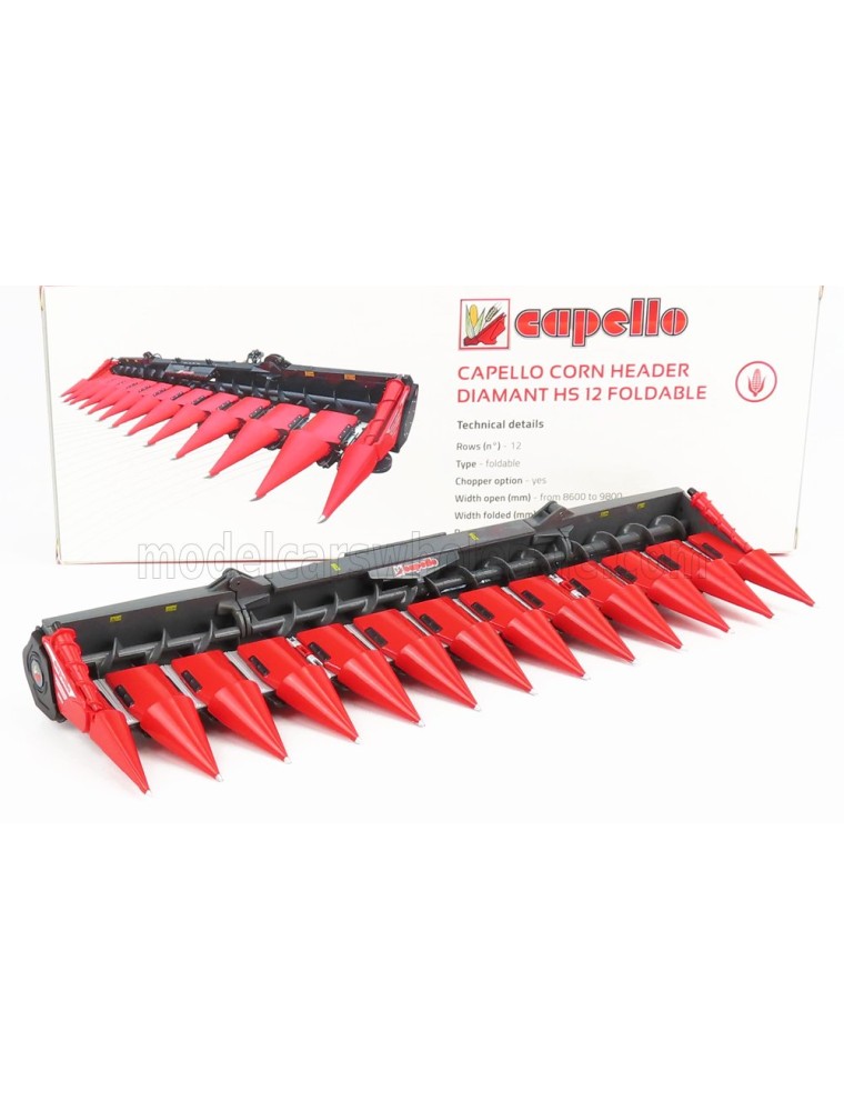 ACCESSORIES - CAPELLO CORN HEADER DIAMANTS HS12 FOLDABLE - RED GREY