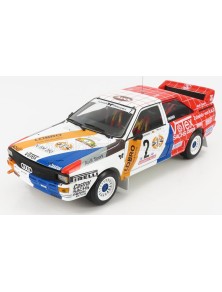 AUDI - QUATTRO A1 N 2 WINNER RALLY INTERNATIONAL AVD/STH HUNSRUCK 1984 H.DEMUTH - W.LUX - RED WHITE