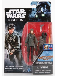 STAR WARS - ROGUE ONE SERGEANT JYN ERSO EADU FIGURE CM. 9.0 - GREY BLACK