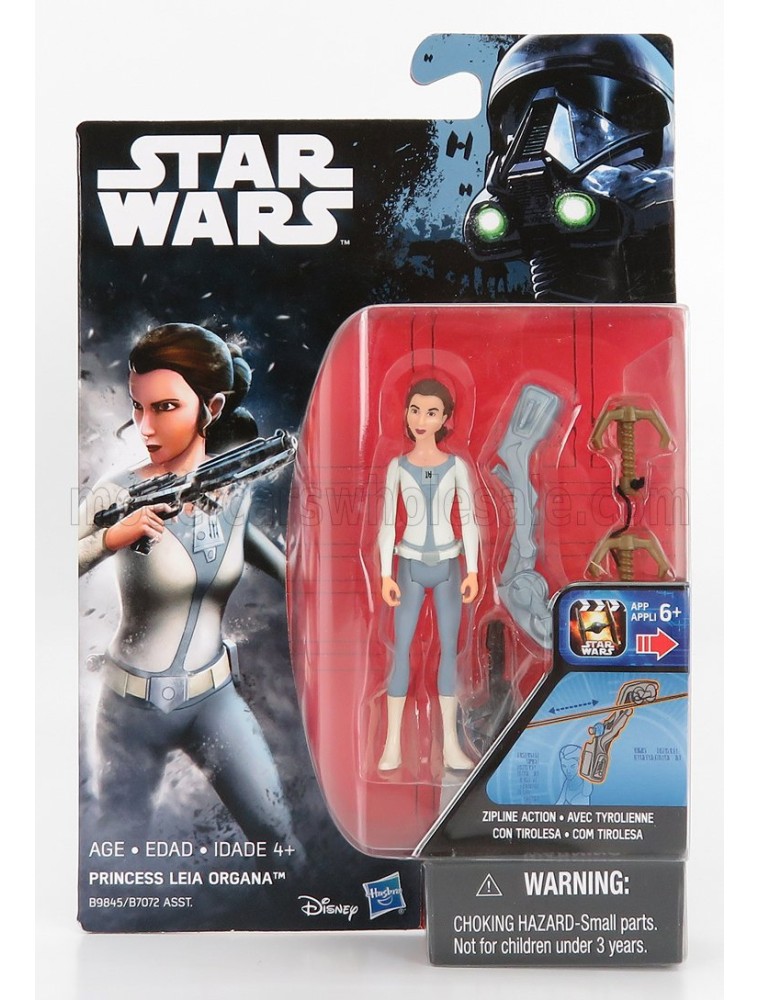 STAR WARS - REBELS PRINCESS LEIA ORGANA FIGURE CM. 8.5 - GREY BEIGE